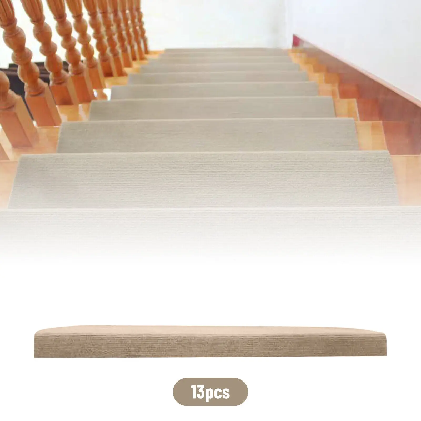 13PCS Stair Step Mats Glue-free Self-adhesive Stair Carpet Household Stair Mats Floor Non-slip Silent Foot Mats
13PCS Stair Step Mats Glue-free Self-adhesive Stair Carpet Household Stair Mats Floor Non-slip Silent Foot Mats