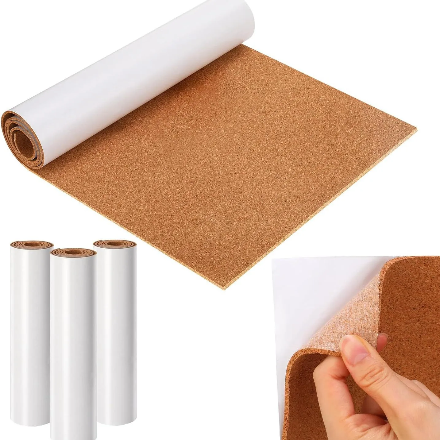 1 Roll of Self-Adhesive Cork Board, 39.37* 9.45inch (Length 100*Width 24cm), 2mm Thick Cork Board with Strong Adhesive Backing, Suitable for Wall Bulletin Boards, Message Board Decoration, Sticky Notes, School Supplies, Office Decoration, Presentations, P
1 Roll of Self-Adhesive Cork Board, 39.37* 9.45inch (Length 100*Width 24cm), 2mm Thick Cork Board with Strong Adhesive Backing, Suitable for Wall Bulletin Boards, Message Board Decoration, Sticky Notes, School Supplies, Office Decoration, Presentations, P