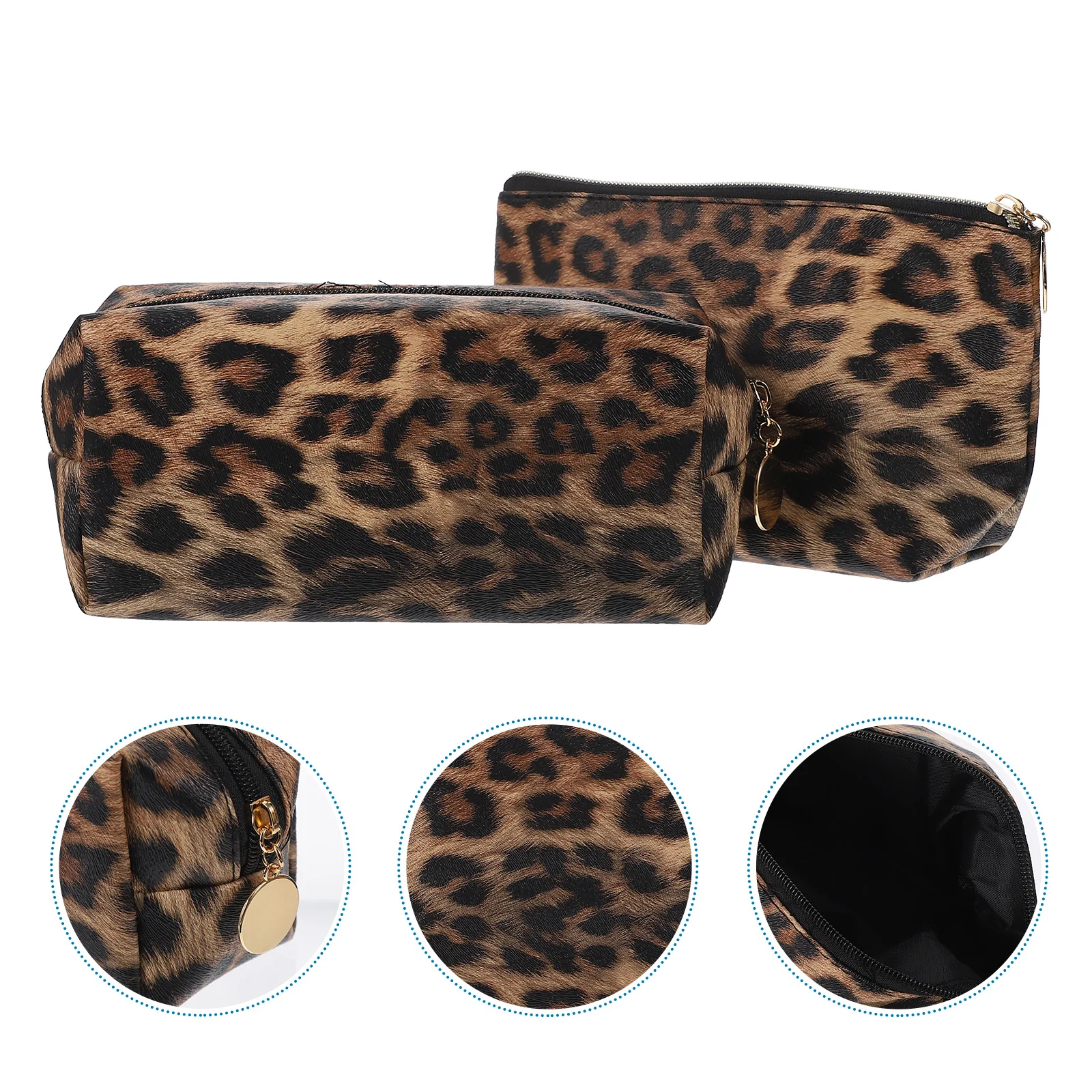 2Pcs Bags Leopard Prints Portable Travel Makeup Pouches Printed Zipper Toiletry Organizer Leopard Prints Makeup Pouch
2Pcs Bags Leopard Prints Portable Travel Makeup Pouches Printed Zipper Toiletry Organizer Leopard Prints Makeup Pouch