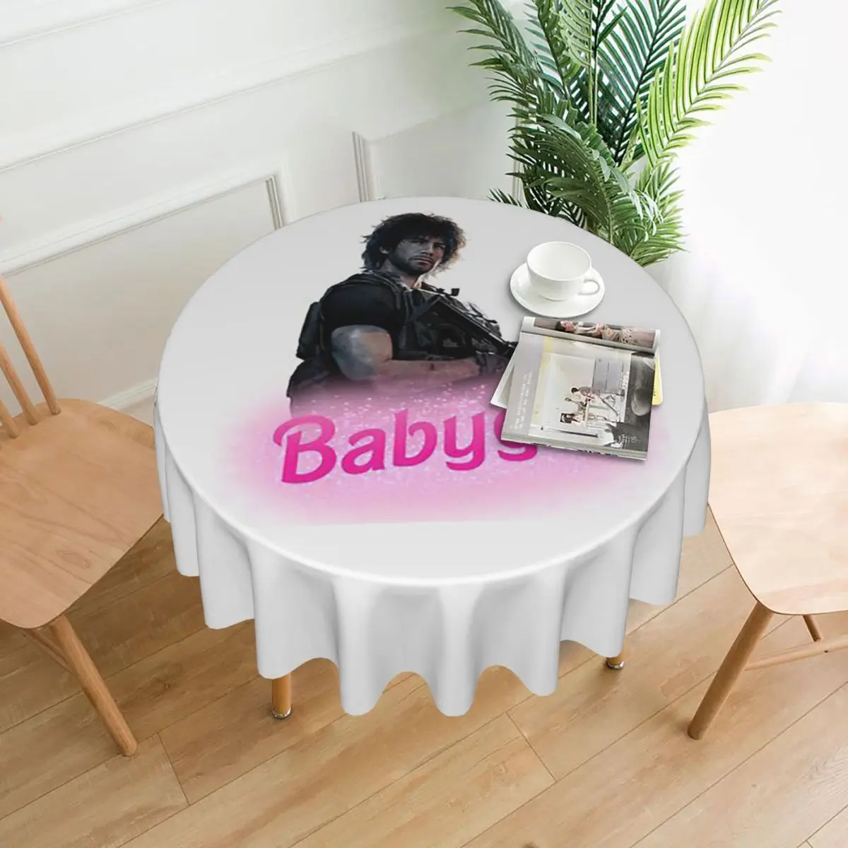 Carlos Oliveira Babygirl Waterproof Round Tablecloth Oilproof Table Cloth for Kitchen Events Dining Table Cover 60 inch
Carlos Oliveira Babygirl Waterproof Round Tablecloth Oilproof Table Cloth for Kitchen Events Dining Table Cover 60 inch