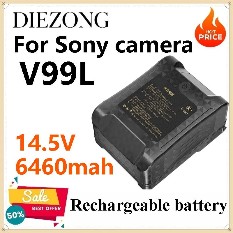 VL-99L 14.5v 6460mah Battery V Port Compact Battery for Sony Cameras and Video Transmitters
VL-99L 14.5v 6460mah Battery V Port Compact Battery for Sony Cameras and Video Transmitters