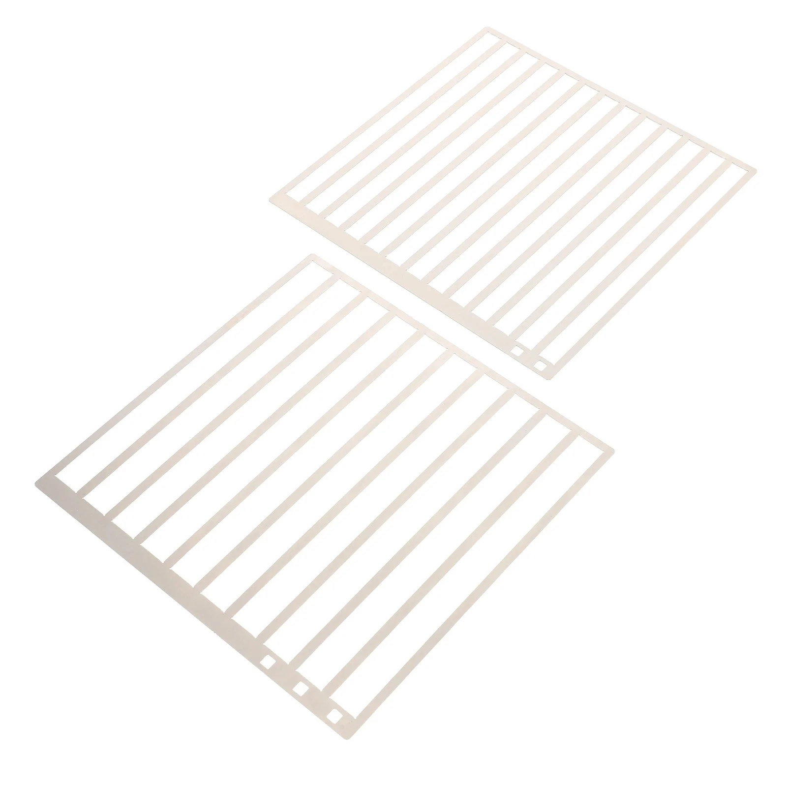 2Pcs Diamond Art Tools: Stainless Steel Ruler for Precision Drill Alignment - Grid Lines Craft Ruler for DIY