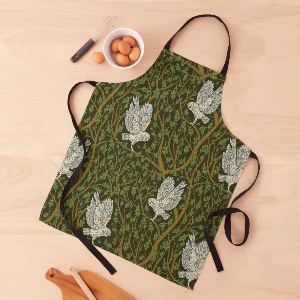 Midnight Dark Snowy Owls Branches Gothic Pattern Brown Green Apron christmas decoration For Man Apron
Midnight Dark Snowy Owls Branches Gothic Pattern Brown Green Apron christmas decoration For Man Apron