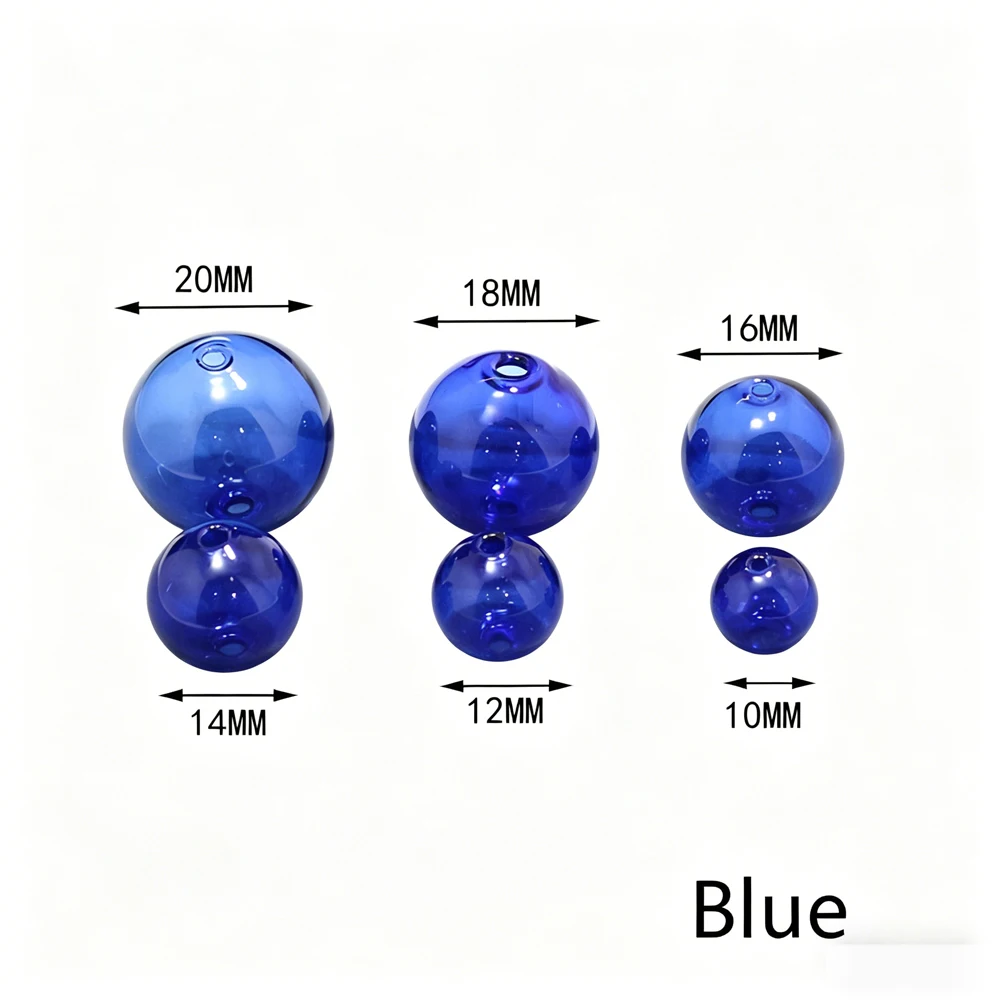 10Pcs Color Glass Ball Globe Beads Double Hole 8-30mm Hollow Vials Bottle for Jewelry Making Accessories
10Pcs Color Glass Ball Globe Beads Double Hole 8-30mm Hollow Vials Bottle for Jewelry Making Accessories