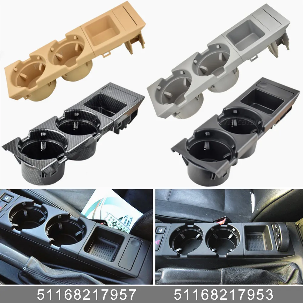 New Double Hole Car Styling Front Center Console Storage Box Coin + Cup Holder For BMW E46 Series 1999-2006 51168217953
New Double Hole Car Styling Front Center Console Storage Box Coin + Cup Holder For BMW E46 Series 1999-2006 51168217953