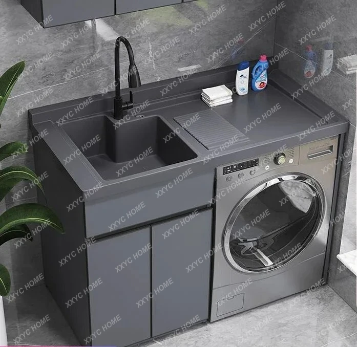 QQWashing machine cabinet countertop integrated combination with rubbing board laundry pool drum washing machine significant o
QQWashing machine cabinet countertop integrated combination with rubbing board laundry pool drum washing machine significant o