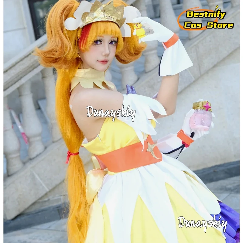 B cos%Halloween Cosplay Kirara Amanogawa Mahou Shoujo Yellow Dress Costumes Y2K Cute Sweet Lolita Wigs Outfit Carnival Dress Up
B cos%Halloween Cosplay Kirara Amanogawa Mahou Shoujo Yellow Dress Costumes Y2K Cute Sweet Lolita Wigs Outfit Carnival Dress Up