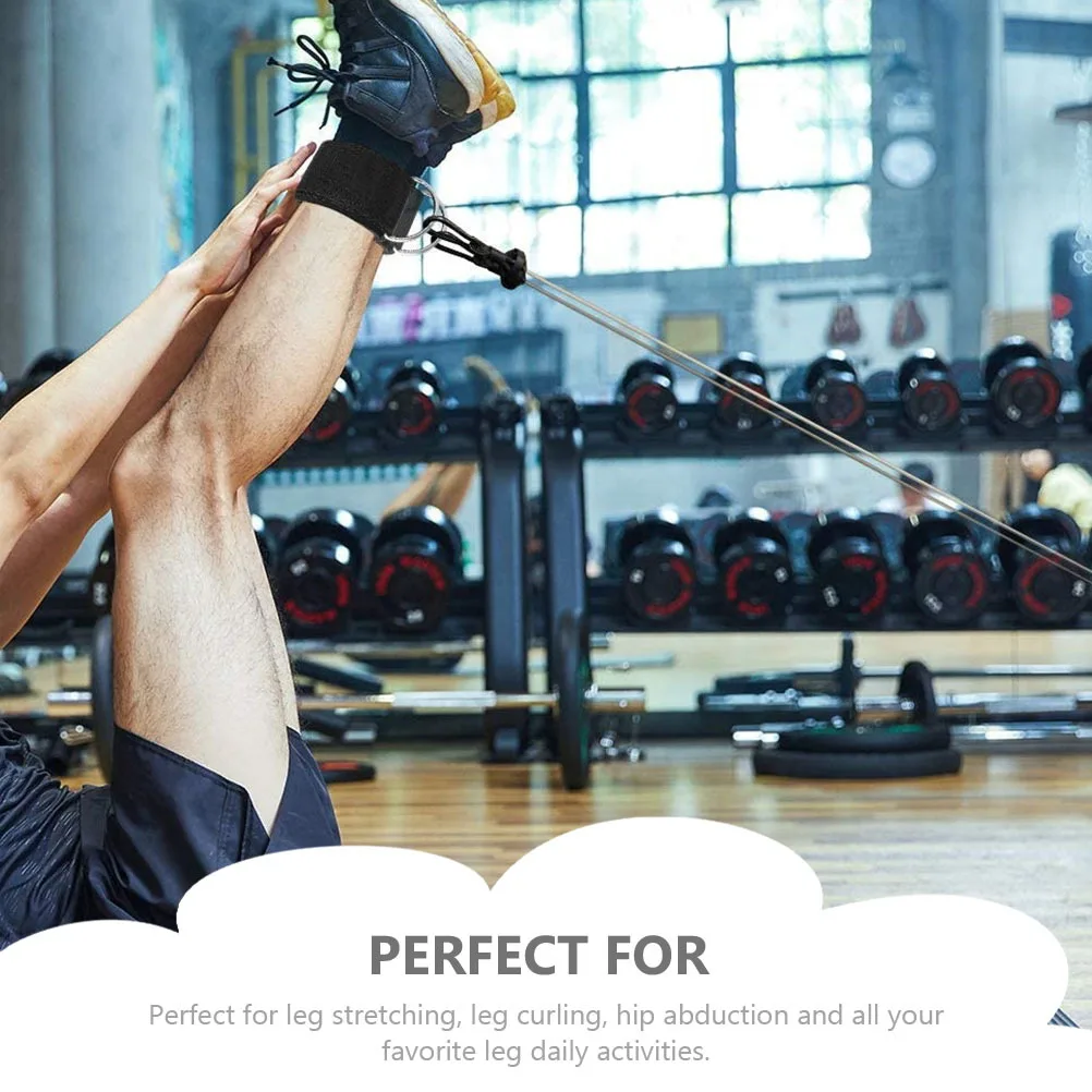 2Pcs Ankle Strap Cable Machine Fitness Accessory Adjustable Neoprene Ankle Wrap for Gym Workout Leg Training for Cable Machine
2Pcs Ankle Strap Cable Machine Fitness Accessory Adjustable Neoprene Ankle Wrap for Gym Workout Leg Training for Cable Machine