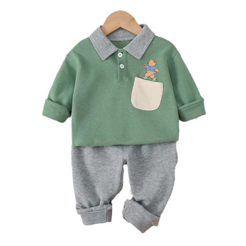 New Spring Autumn Baby Boys Clothes Suit Children T-Shirt Pants 2Pcs/Sets Kids Outfits Toddler Casual Costume Infant Tracksuits
New Spring Autumn Baby Boys Clothes Suit Children T-Shirt Pants 2Pcs/Sets Kids Outfits Toddler Casual Costume Infant Tracksuits