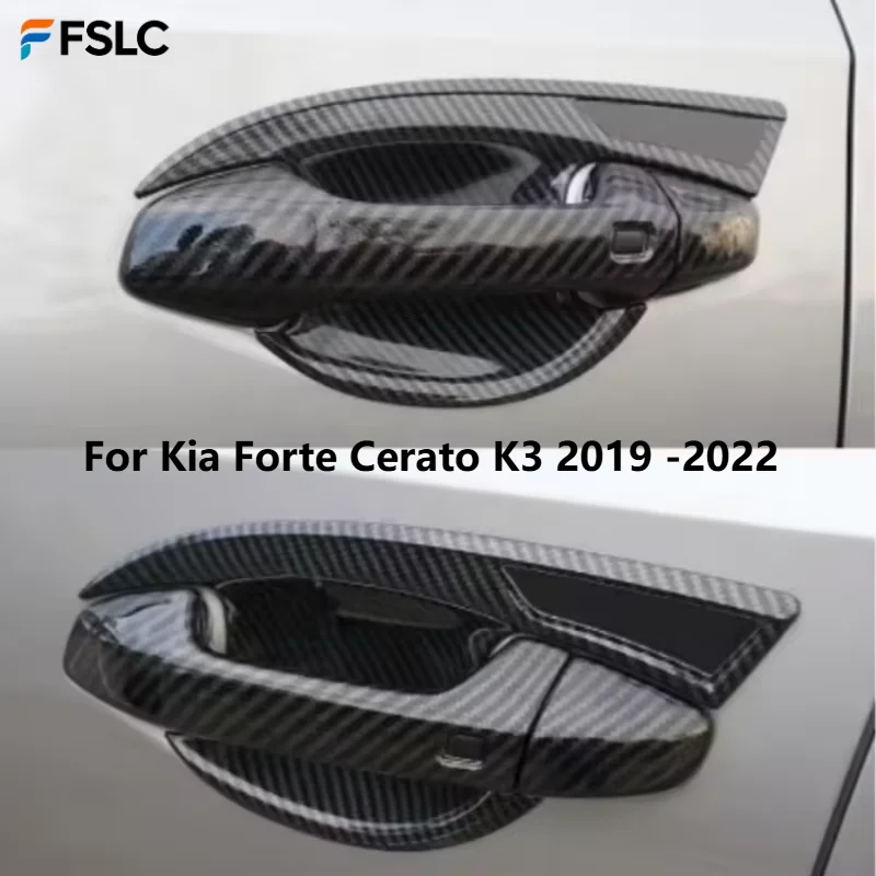 High Glossy ABS Carbon Fiber Door Handle Cover Cup Bowl Trim For Kia Forte Cerato K3 2019-2022 Interior Exterior Styling Mods
High Glossy ABS Carbon Fiber Door Handle Cover Cup Bowl Trim For Kia Forte Cerato K3 2019-2022 Interior Exterior Styling Mods