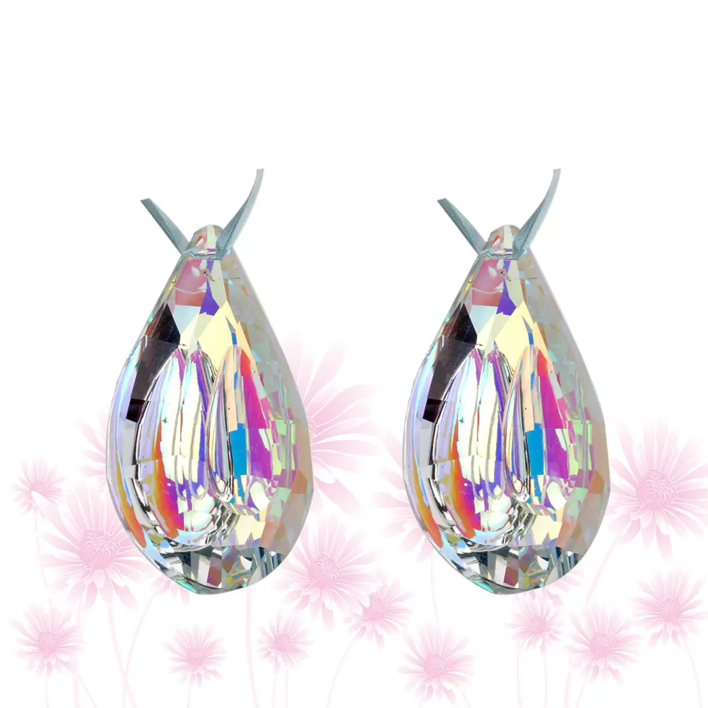 2 pcs Crystal Pendant Ornaments Water Drop Decor Hanging for Costume Wall Bead Curtains Sparkling Jewelry Accessories
2 pcs Crystal Pendant Ornaments Water Drop Decor Hanging for Costume Wall Bead Curtains Sparkling Jewelry Accessories