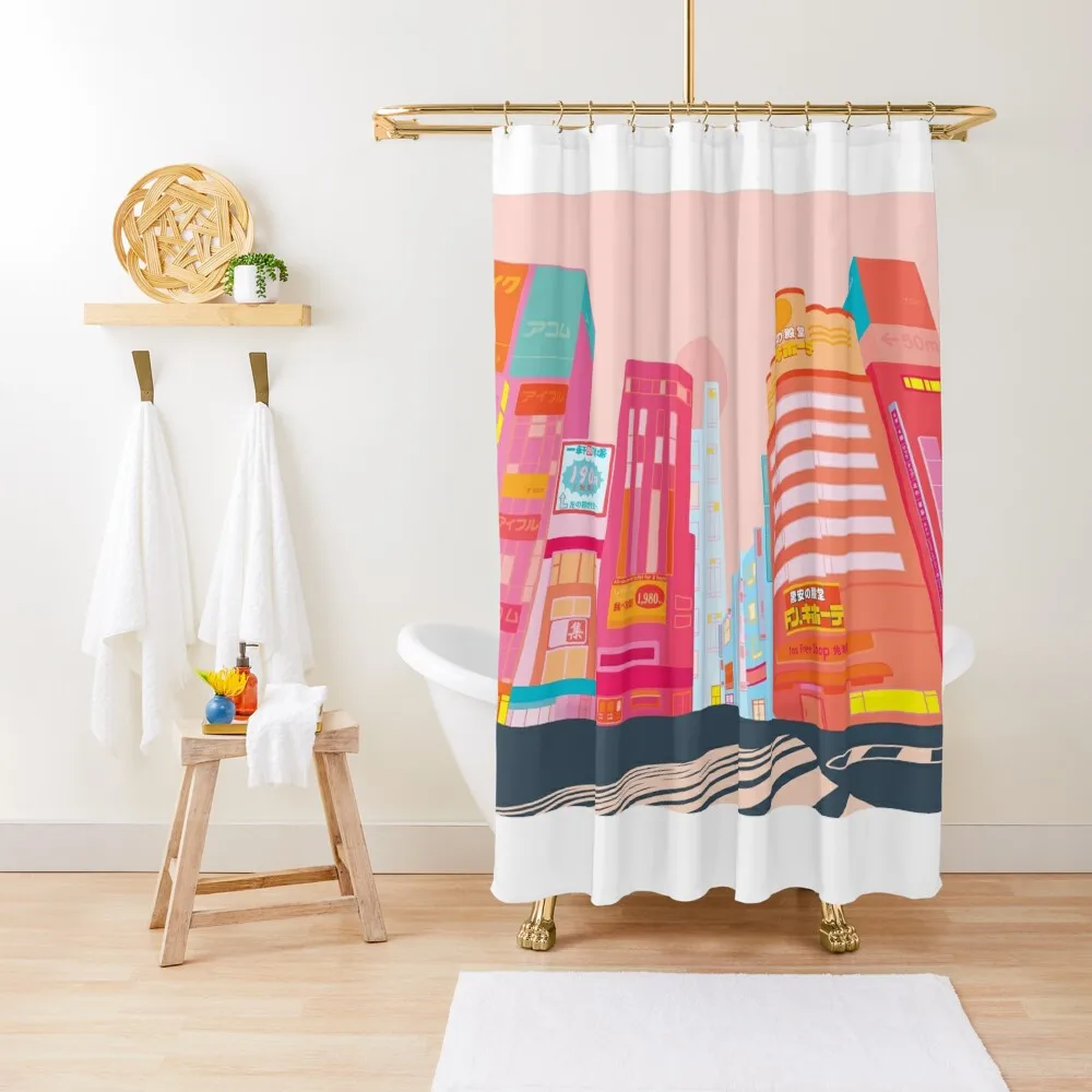 A street scene in Shinjuku, Japan Shower Curtain Luxury Bathroom Shower For Bathrooms With Beautiful Designs Curtain
A street scene in Shinjuku, Japan Shower Curtain Luxury Bathroom Shower For Bathrooms With Beautiful Designs Curtain