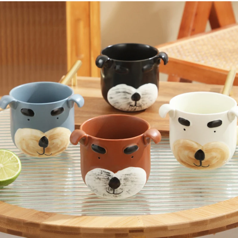 Creative Cute Dog Ceramic Coffee Mug Large Capacity for Home Breakfast Milk Mug Cartoon Animal Latte Coffee Cup Birthday Gifts
Creative Cute Dog Ceramic Coffee Mug Large Capacity for Home Breakfast Milk Mug Cartoon Animal Latte Coffee Cup Birthday Gifts