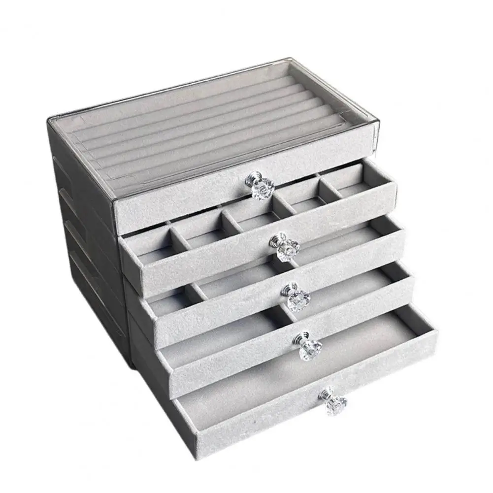 Jewelry Organizer Drawer Storage Box with Velvet Lining Large Capacity Multipurpose Earrings Necklaces Display Box with Handle
Jewelry Organizer Drawer Storage Box with Velvet Lining Large Capacity Multipurpose Earrings Necklaces Display Box with Handle