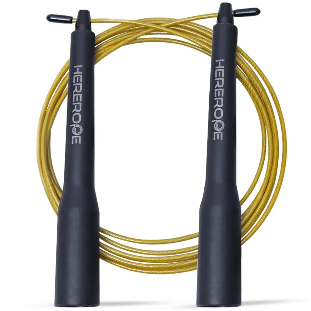 Скоростная скакалка Hererope с двойной подшипниковой системой, 2 тросами, регулируемой длиной для бокса, кроссфита, HIIT, силовых тренировок.
Скоростная скакалка Hererope с двойной подшипниковой системой, 2 тросами, регулируемой длиной для бокса, кроссфита, HIIT, силовых тренировок.