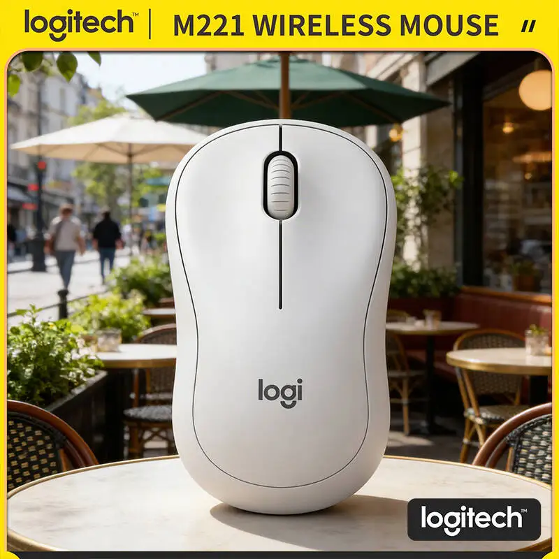Беспроводная мышь Logitech M221 - радиус действия 10 м, 1000 DPI, бесшумные нажатия, идеально подходит для офиса, дома, библиотеки, ежедневной работы
Беспроводная мышь Logitech M221 - радиус действия 10 м, 1000 DPI, бесшумные нажатия, идеально подходит для офиса, дома, библиотеки, ежедневной работы