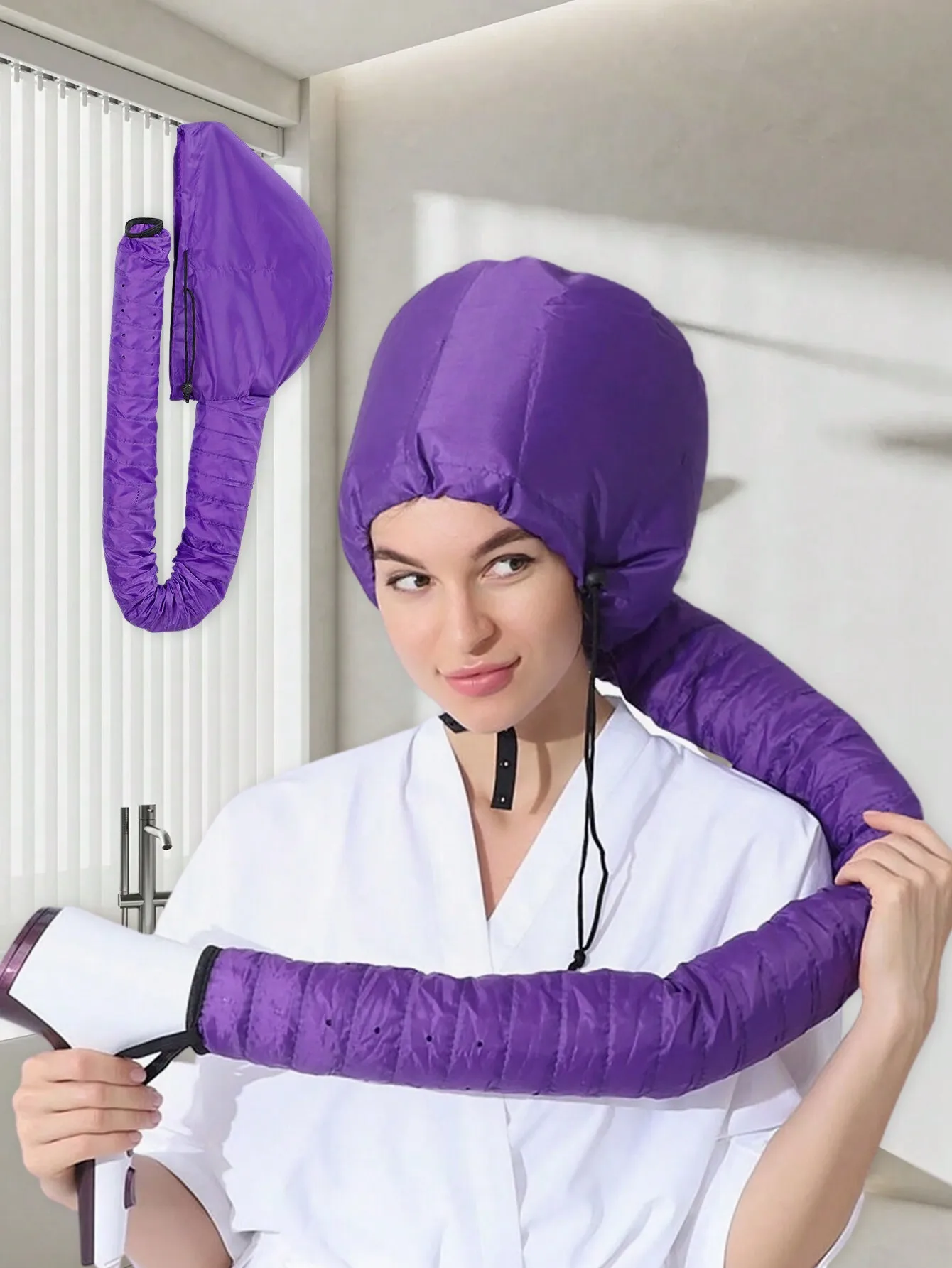 1Pc Purple Thermal Hair Heating Cap Portable Hair Steam Oil Treatment Styling Tool
1Pc Purple Thermal Hair Heating Cap Portable Hair Steam Oil Treatment Styling Tool