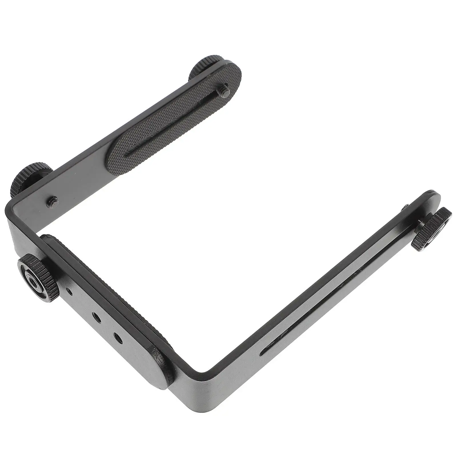 Shape Bracket for Camera Flash 1 4 Screw Holes Black Plastic Video Stabilizer Camcorder Speedlight Holder Storage
Shape Bracket for Camera Flash 1 4 Screw Holes Black Plastic Video Stabilizer Camcorder Speedlight Holder Storage