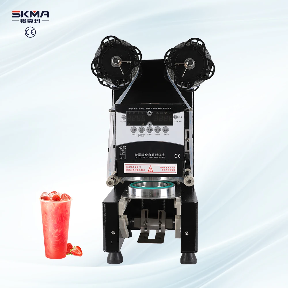 SKMA Ce Juice Coffee Paper Cup Sealer Machine Automatic Stainless Steel Cup Heat Sealer Seal-And-Fill Machine for Cups
SKMA Ce Juice Coffee Paper Cup Sealer Machine Automatic Stainless Steel Cup Heat Sealer Seal-And-Fill Machine for Cups
