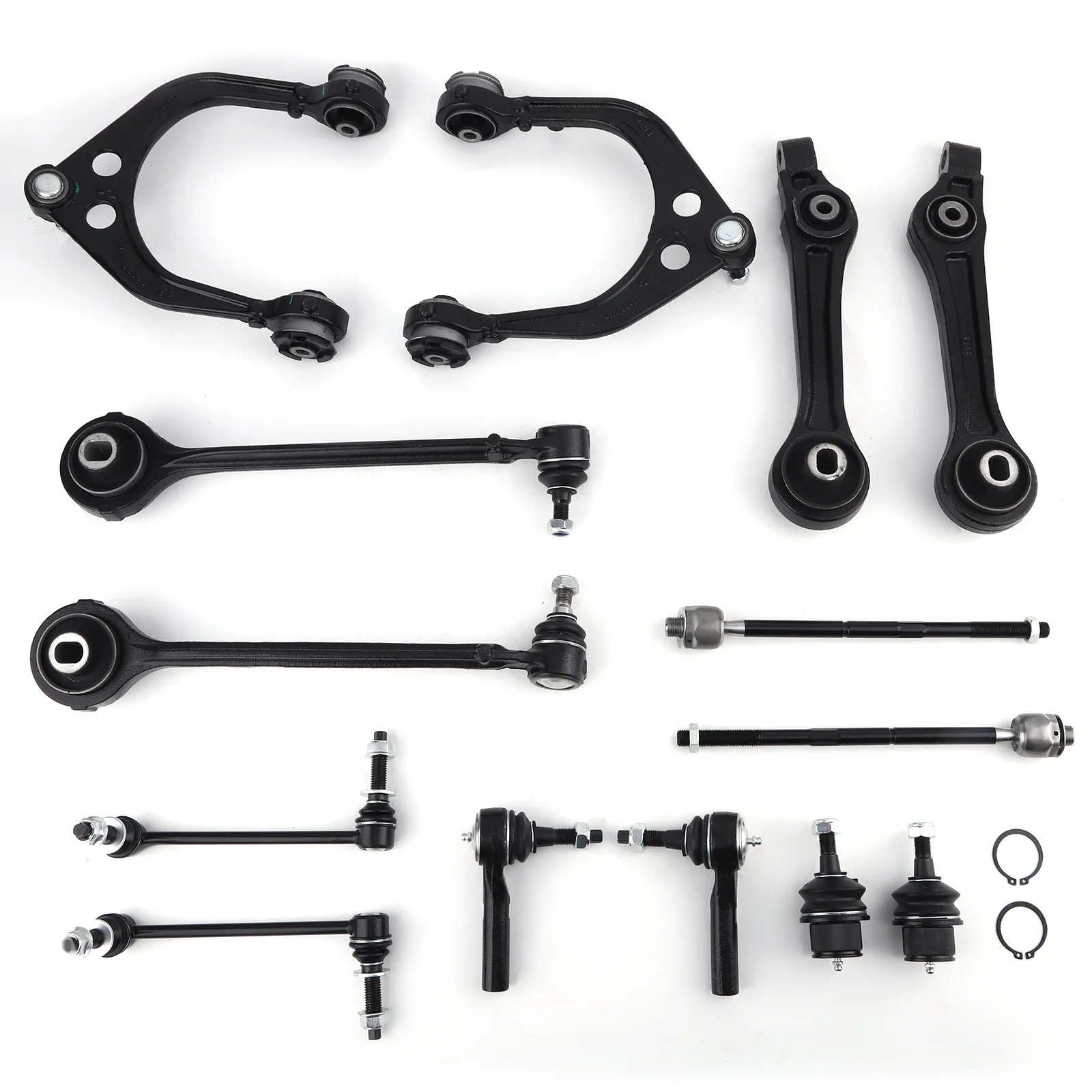 RWD Front Control Arms Tie Rods Suspension Kit for 2005-2010 300 Charger Magnum
RWD Front Control Arms Tie Rods Suspension Kit for 2005-2010 300 Charger Magnum