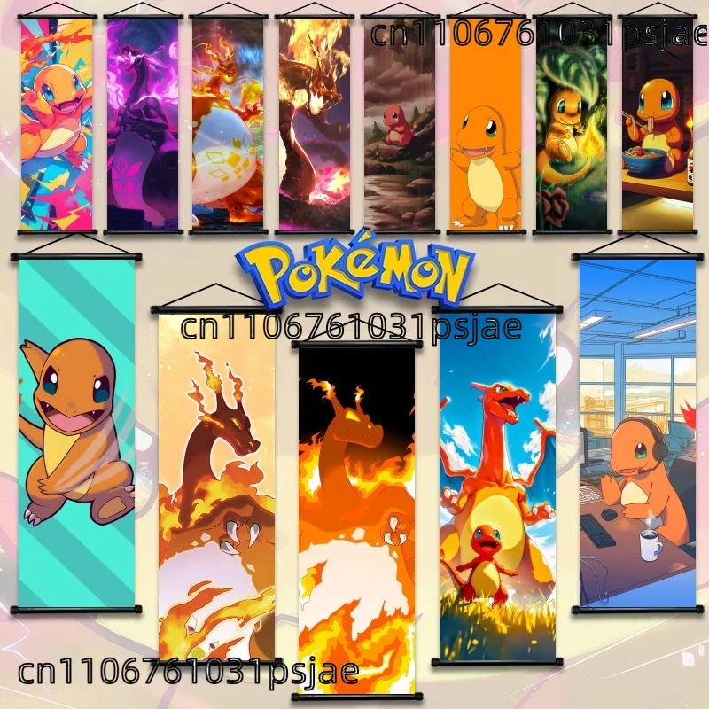 Authentic Pokémon Scroll Decorations Vividly Present The Charisma of Charmander Charizard Y Printed on Durable Art Cloth
Authentic Pokémon Scroll Decorations Vividly Present The Charisma of Charmander Charizard Y Printed on Durable Art Cloth