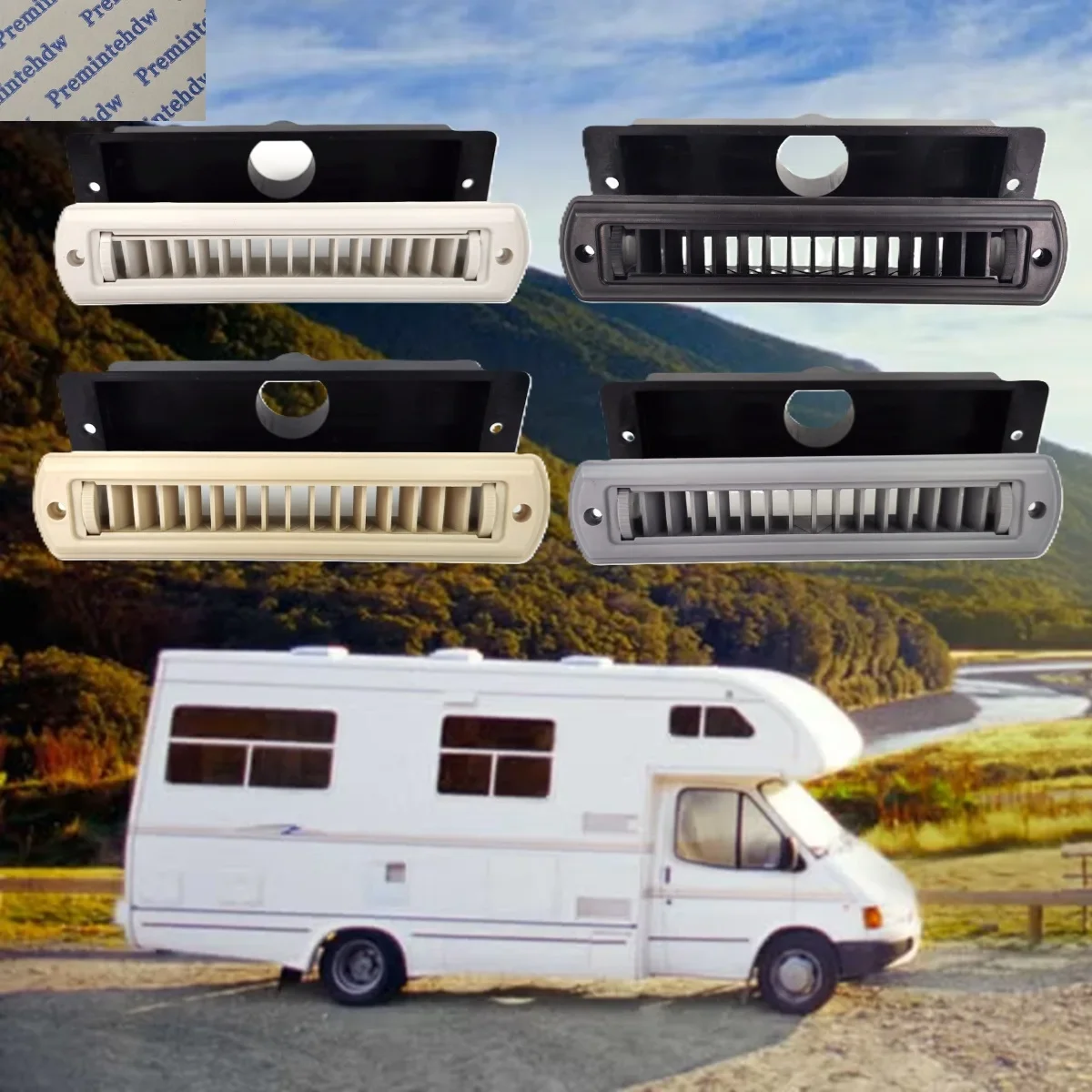 2Pcs Plastic RV Rectangular A/C Register Grille Cover With Adapting Box White Black Beige Grey
2Pcs Plastic RV Rectangular A/C Register Grille Cover With Adapting Box White Black Beige Grey