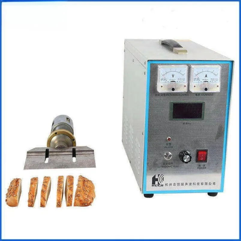 Commercial Ultrasonic Food Cutting Machine for Bread Biscuit Cake-for Nuts and Flour Ingredients
Commercial Ultrasonic Food Cutting Machine for Bread Biscuit Cake-for Nuts and Flour Ingredients