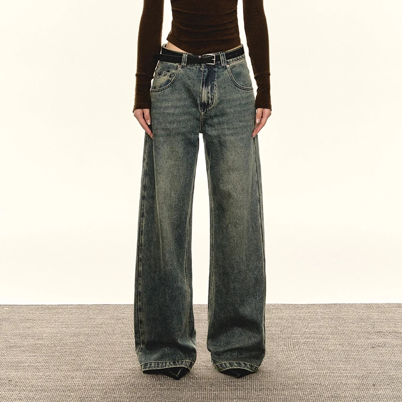 American Vintage Washed Jeans Y2K High Waist Loose Wide Leg Jeans Women Streetwear All-Match Casual Pants New
American Vintage Washed Jeans Y2K High Waist Loose Wide Leg Jeans Women Streetwear All-Match Casual Pants New