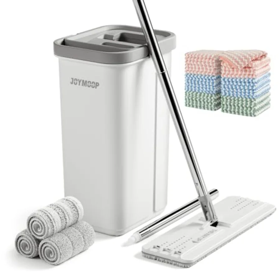 Hands-Free Mop and Bucket with Wringer Set with Microfiber Cleaning Cloth Househould Cleaning Tool of Floor Mop and Kit
Hands-Free Mop and Bucket with Wringer Set with Microfiber Cleaning Cloth Househould Cleaning Tool of Floor Mop and Kit