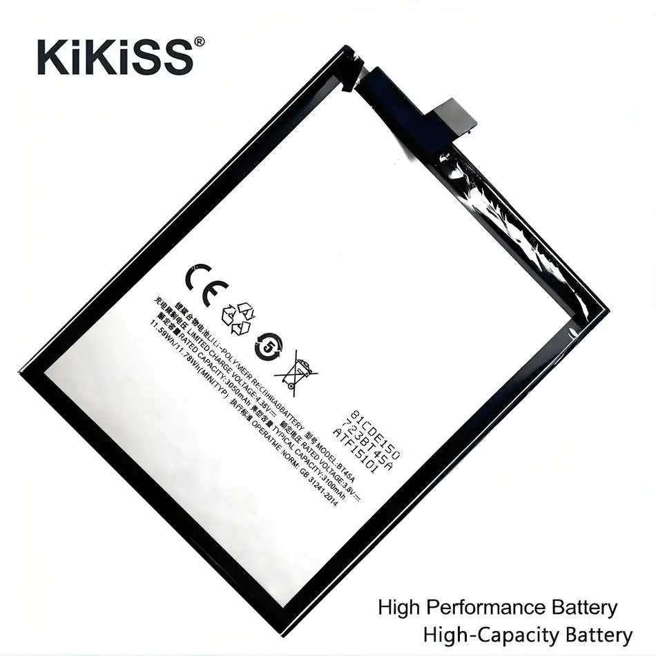 3100mAh Good Low-Temperature Performance BT45A For Meizu Meizy Pro 5 Mobile Phone Battery
3100mAh Good Low-Temperature Performance BT45A For Meizu Meizy Pro 5 Mobile Phone Battery