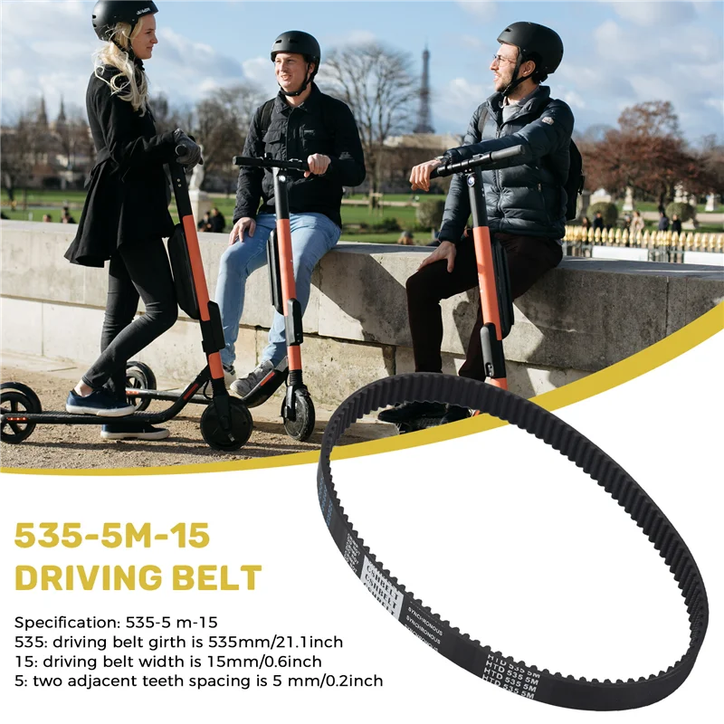 NEW-Driving Belt Band Accessory For E-Scooter Electric Bike Black Replacement Belt For Electric Scooter E-Scooter 535-5M-15
NEW-Driving Belt Band Accessory For E-Scooter Electric Bike Black Replacement Belt For Electric Scooter E-Scooter 535-5M-15