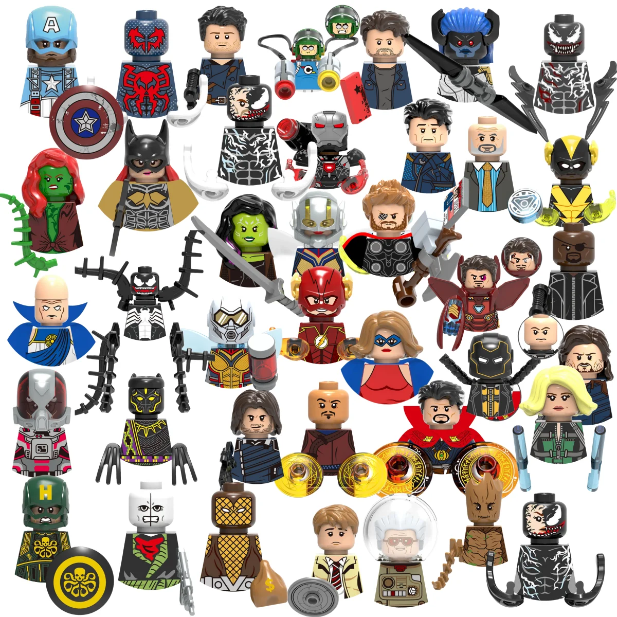 Blind Box Mini Building Blocks X0218 Figures Big Goblin Spiderman Iron Man Venom Captain Hawk Deadpool Armor Christmas Gifts Toy
Blind Box Mini Building Blocks X0218 Figures Big Goblin Spiderman Iron Man Venom Captain Hawk Deadpool Armor Christmas Gifts Toy