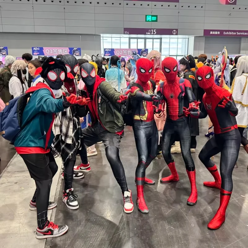 Anime Superhero Spider Man Battle Suit Miles Raimi Black Spider Gwen Expedition Cosplay Jumpsuit Halloween Cosplay Costume
Anime Superhero Spider Man Battle Suit Miles Raimi Black Spider Gwen Expedition Cosplay Jumpsuit Halloween Cosplay Costume