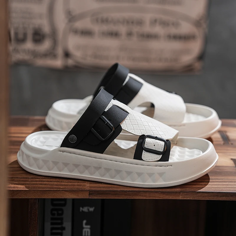 Men's Wide-Soled Sandals for Outdoor Use, Dual-Purpose Summer Slippers, Soft-Soled Beach Casual Shoes for Driving
Men's Wide-Soled Sandals for Outdoor Use, Dual-Purpose Summer Slippers, Soft-Soled Beach Casual Shoes for Driving