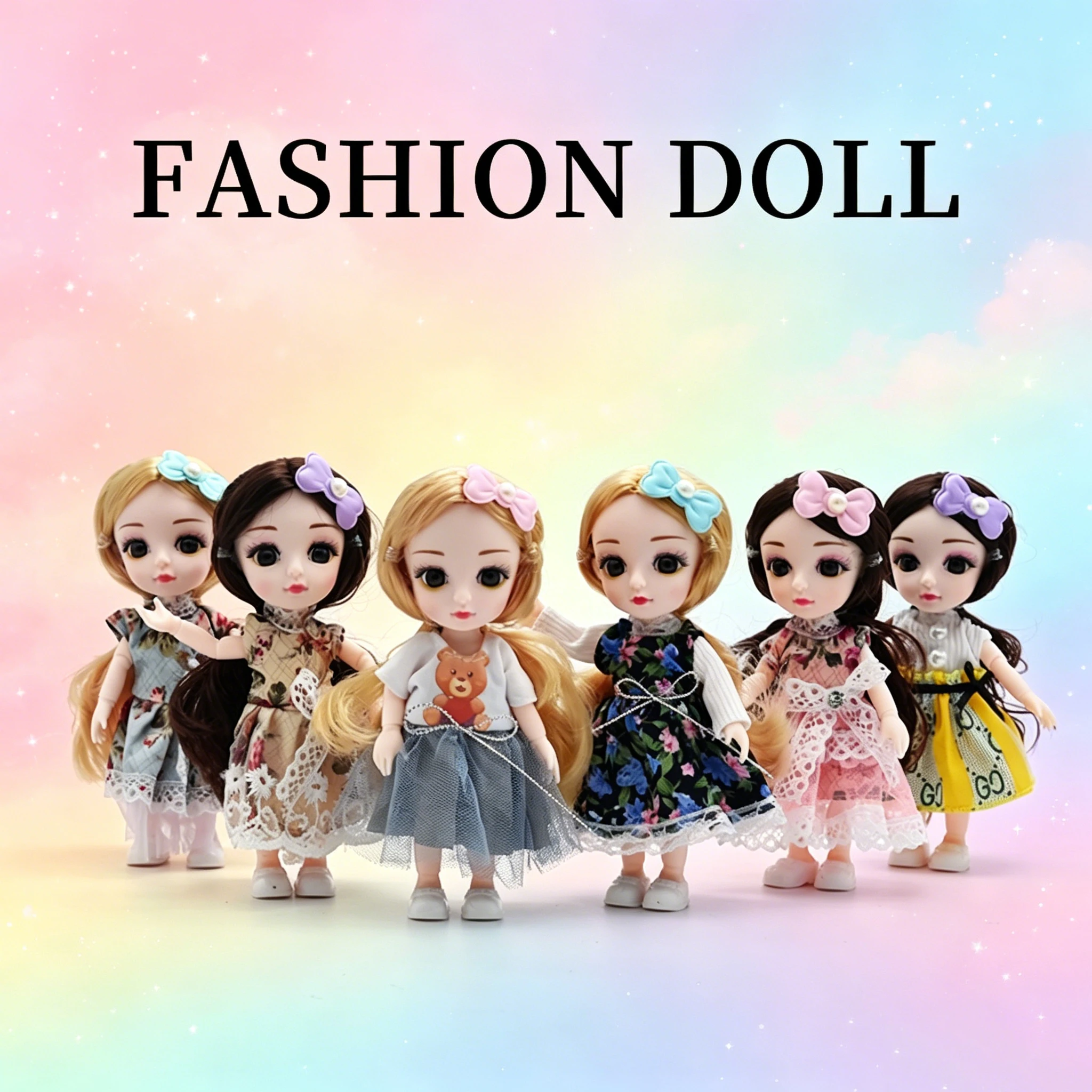 1/12 BJD Dolls Princess Dress Up With Clothes Shoes 16CM Anime Doll Movable Joints Figure Model Play House Toy For Girl Boy Gift
1/12 BJD Dolls Princess Dress Up With Clothes Shoes 16CM Anime Doll Movable Joints Figure Model Play House Toy For Girl Boy Gift
