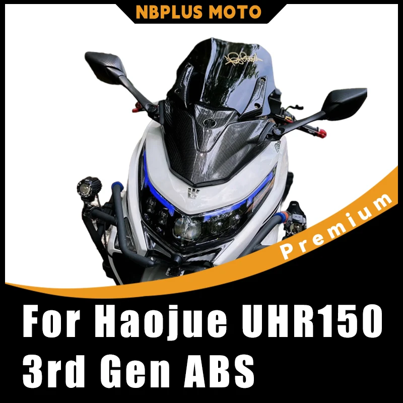 【Premium】For Haojue UHR150 3rd Gen ABS Front Fairing Windshield, No-Drill Modified Wind Deflector, Upgrade Accessories
【Premium】For Haojue UHR150 3rd Gen ABS Front Fairing Windshield, No-Drill Modified Wind Deflector, Upgrade Accessories