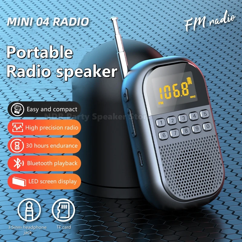 Портативное карманное радио, двухдиапазонный AM FM-радиоприемник, мини-беспроводные Bluetooth-колонки со светодиодным дисплеем, TF-карта, музыкальный плеер
Портативное карманное радио, двухдиапазонный AM FM-радиоприемник, мини-беспроводные Bluetooth-колонки со светодиодным дисплеем, TF-карта, музыкальный плеер