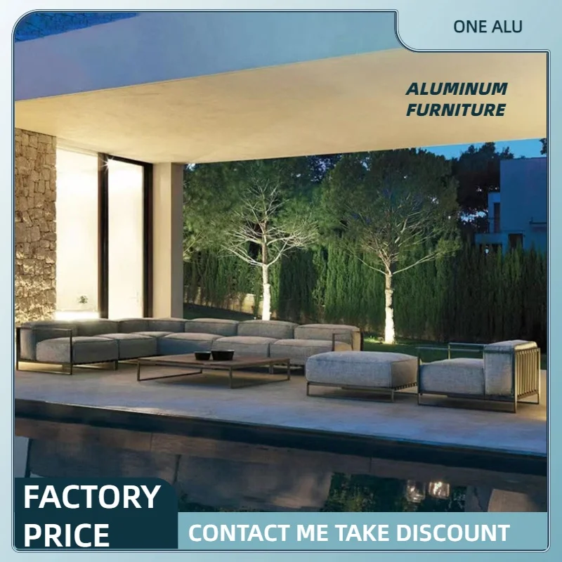Современная гостиничная терраса, диван для отдыха, комбинированный алюминиевый каркас, уличный секционный диван, набор для сада, гостиной, двора
Современная гостиничная терраса, диван для отдыха, комбинированный алюминиевый каркас, уличный секционный диван, набор для сада, гостиной, двора