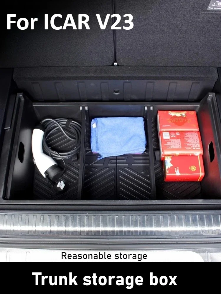 For Chery ICAR V23 2025 Trunk Storage Box Neat Storage Compartment Trunk Spare Tire Bottom Storage Box Accessories
For Chery ICAR V23 2025 Trunk Storage Box Neat Storage Compartment Trunk Spare Tire Bottom Storage Box Accessories
