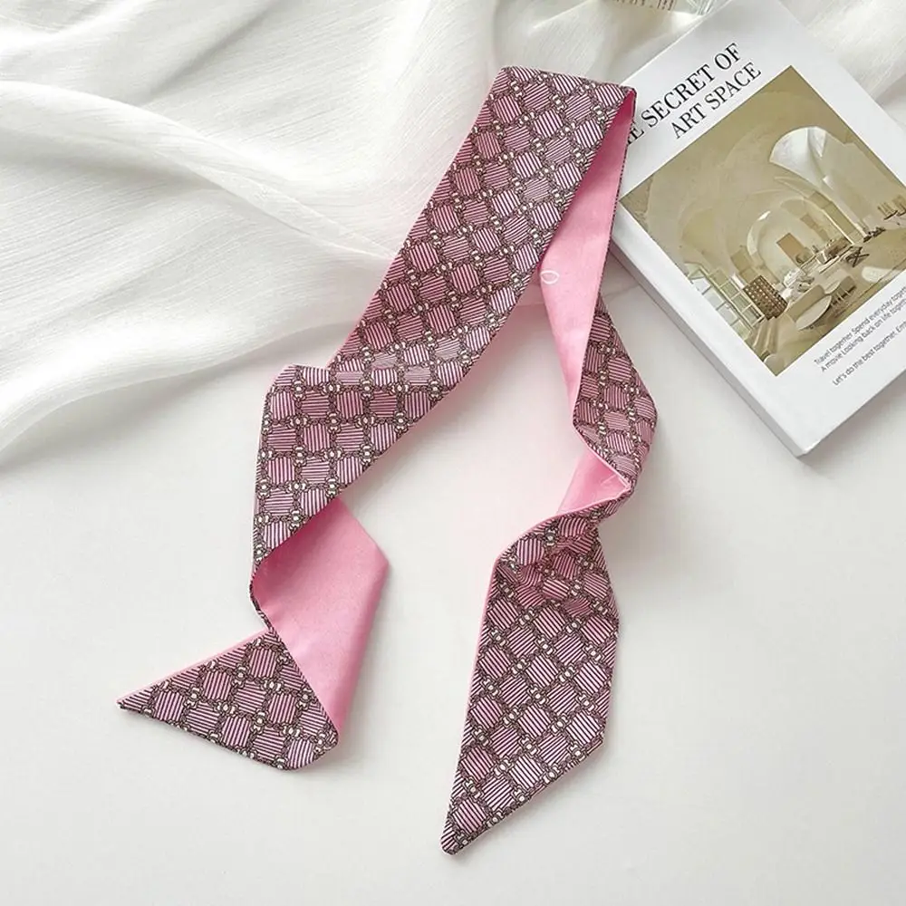 Retro Ribbon Headband Silk Scarf Flower Hair Tie Long Scarf Scarf Accessories Pink Printed Scarf Female
Retro Ribbon Headband Silk Scarf Flower Hair Tie Long Scarf Scarf Accessories Pink Printed Scarf Female