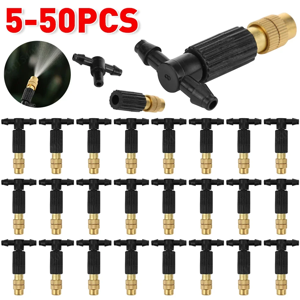 50-1pc Adjustable Copper Water Sprinkler Head Automatic Spray Misting Tip Nozzle 4/7 Pipe Watering Irrigation System Garden Tool
50-1pc Adjustable Copper Water Sprinkler Head Automatic Spray Misting Tip Nozzle 4/7 Pipe Watering Irrigation System Garden Tool
