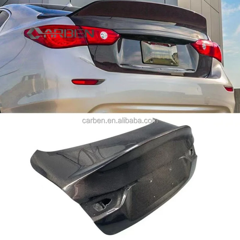 New CSL-style Carbon Fiber Rear Luggage Compartment, Perfect Accessory for Infiniti Q50.
New CSL-style Carbon Fiber Rear Luggage Compartment, Perfect Accessory for Infiniti Q50.