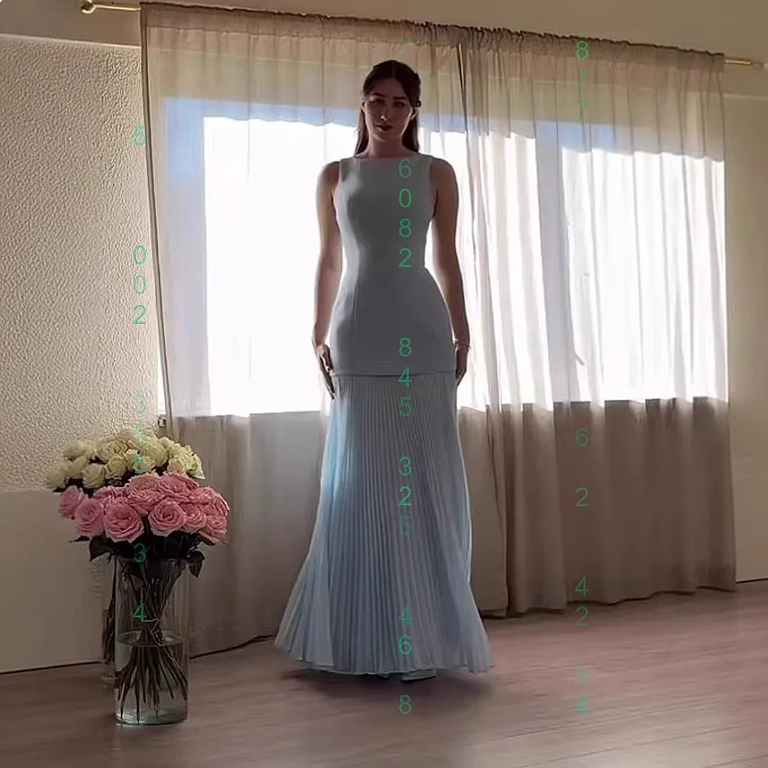 Women's Sleeveless Round Neck Long Dress with Pleated Hem, Elegant Casual Dresses for Spring Summer
Women's Sleeveless Round Neck Long Dress with Pleated Hem, Elegant Casual Dresses for Spring Summer