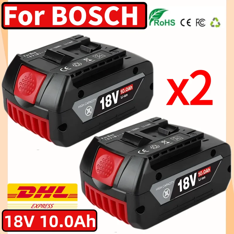 BAT610G+AL1820CV for Bosch professional 18V 10.0AH Li-ion battery replacement with LED & for Bosch quick charger 14.4V-18V
BAT610G+AL1820CV for Bosch professional 18V 10.0AH Li-ion battery replacement with LED & for Bosch quick charger 14.4V-18V