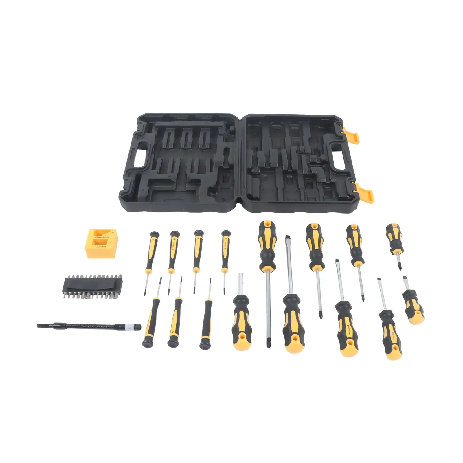 43pcs Car Magnetic Screwdrivers Set with Case Includs Slotted, Phillips, Hex Precision Screwdriver Set Demagnetizer Car Tools
43pcs Car Magnetic Screwdrivers Set with Case Includs Slotted, Phillips, Hex Precision Screwdriver Set Demagnetizer Car Tools