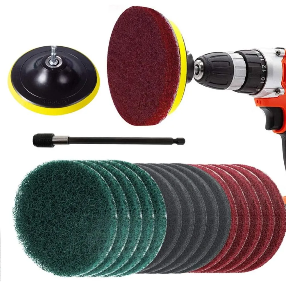 Набор из 17 шт., 5-дюймовая дрель Power Scrub Pads, включает держатель подушечки, чистящие подушечки (красный, зеленый, серый) с удлиненной насадкой,
Набор из 17 шт., 5-дюймовая дрель Power Scrub Pads, включает держатель подушечки, чистящие подушечки (красный, зеленый, серый) с удлиненной насадкой,