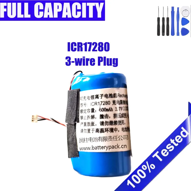 Brand New ICR17280 Battery 3-wire Plug For Some BOSS Wireless Guitar Transmitters WL-T WL-20L 600mAh Rechargeable Bateria
Brand New ICR17280 Battery 3-wire Plug For Some BOSS Wireless Guitar Transmitters WL-T WL-20L 600mAh Rechargeable Bateria