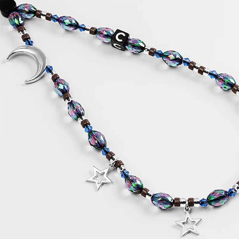 Moon Star Phone Charm Short Chain Mobile Phone Straps for IPhone Lanyard Bracelet for Samsung Galaxy
Moon Star Phone Charm Short Chain Mobile Phone Straps for IPhone Lanyard Bracelet for Samsung Galaxy