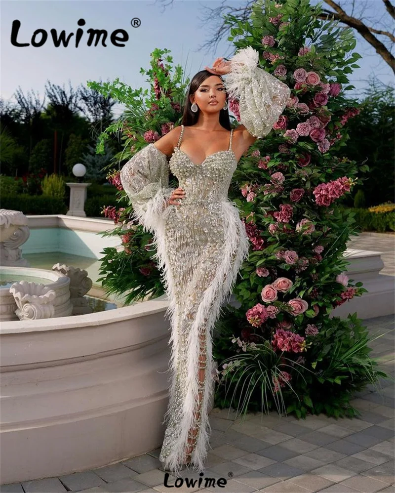 2024 Haute Couture Sage Green Party Dress Feathers Beaded Tassel Prom Dresses Mermaid Spaghetti Strap Arabic Evening Gowns Robe
2024 Haute Couture Sage Green Party Dress Feathers Beaded Tassel Prom Dresses Mermaid Spaghetti Strap Arabic Evening Gowns Robe