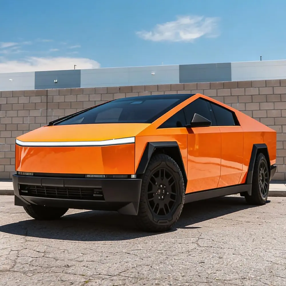 For Tesla Cybertruck 2024-2026 DIY Orange Precut Body Color Change Paint Protection Wrap Film PVC Exterior Accessories
For Tesla Cybertruck 2024-2026 DIY Orange Precut Body Color Change Paint Protection Wrap Film PVC Exterior Accessories